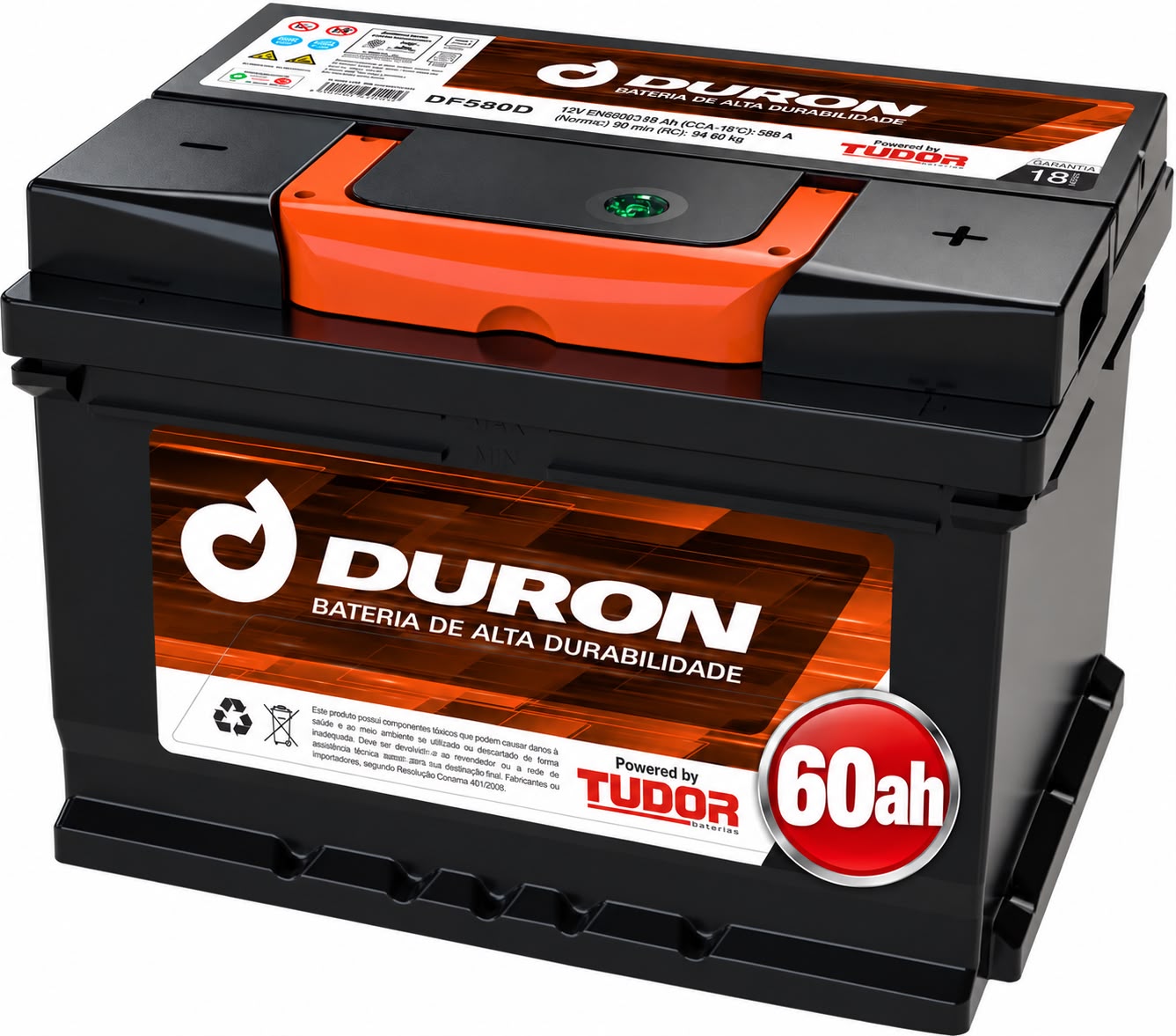 BATERIA DURON 60 AH 12-MESES